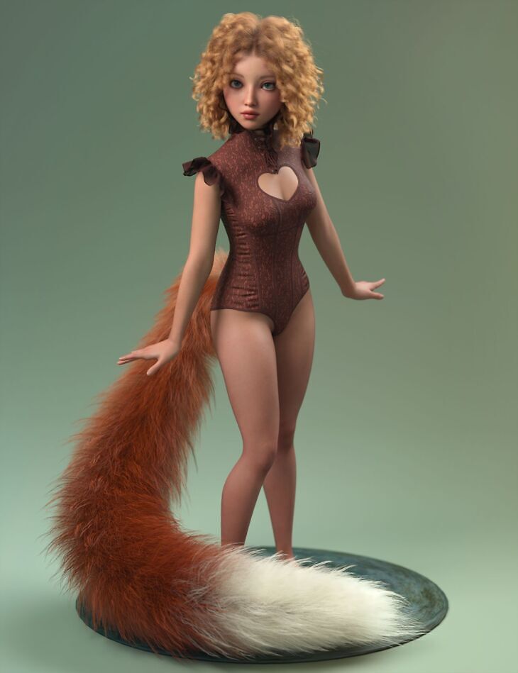 dForce Furry Tail 2_DAZ3DDL