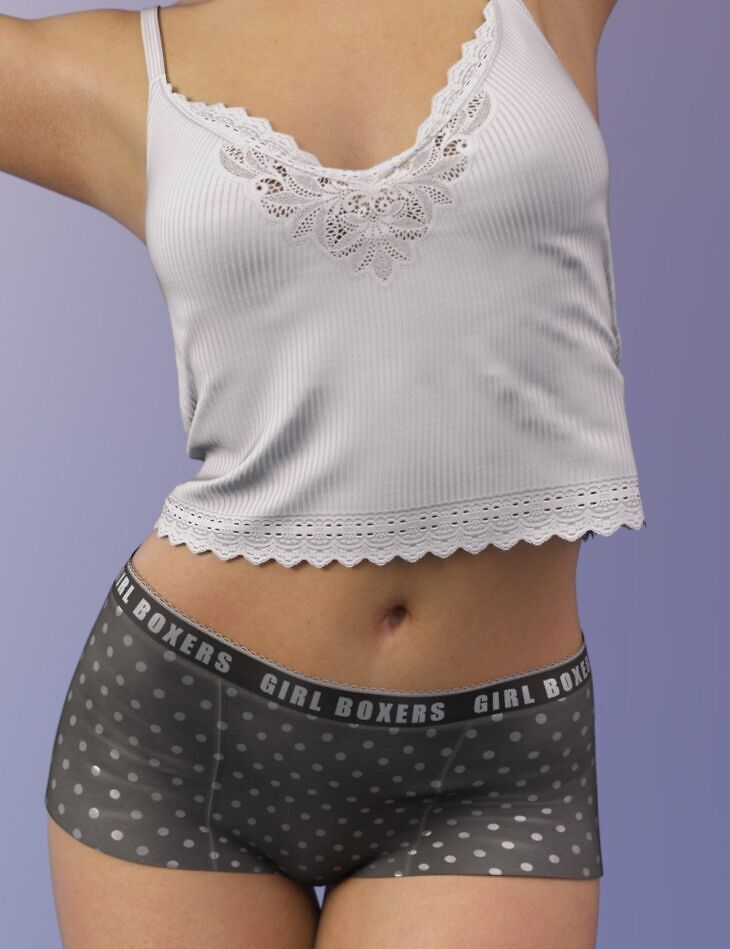 dForce Girl Boxers Genesis 9_DAZ3D下载站