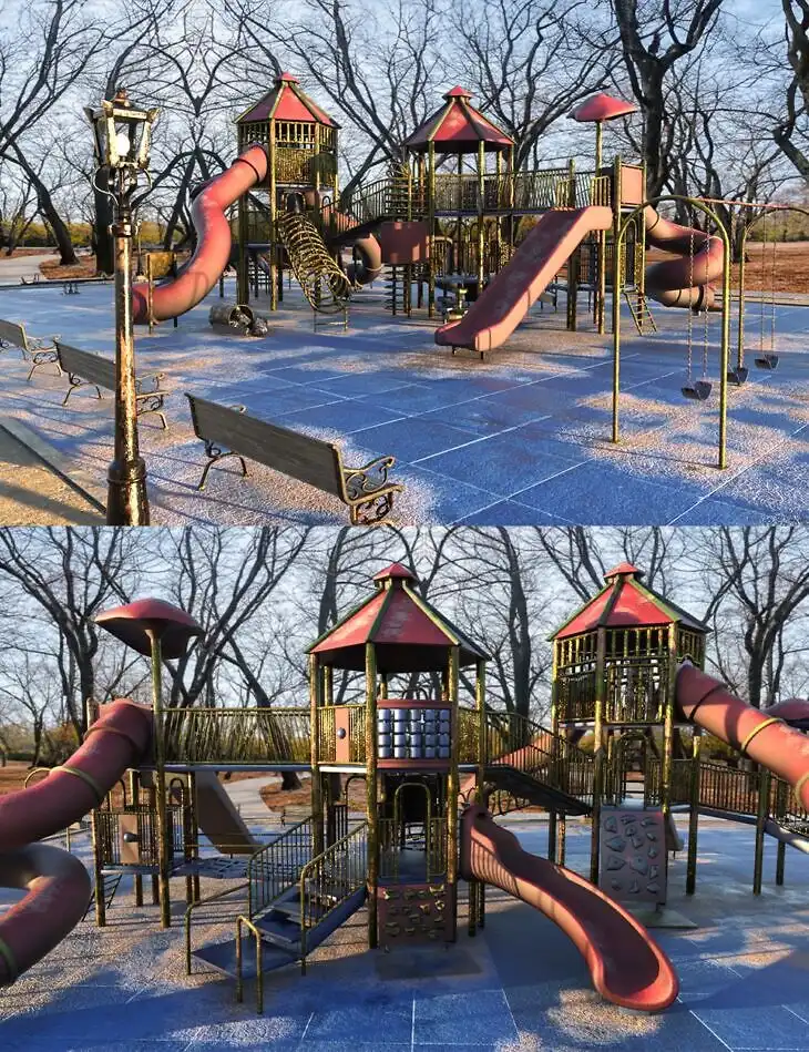 Abandoned Playground_DAZ3D下载站
