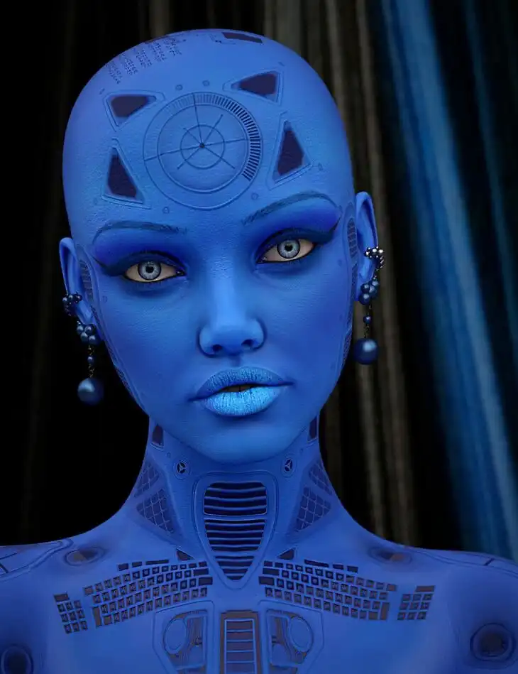 Blue Textures Set for Genesis 9_DAZ3DDL