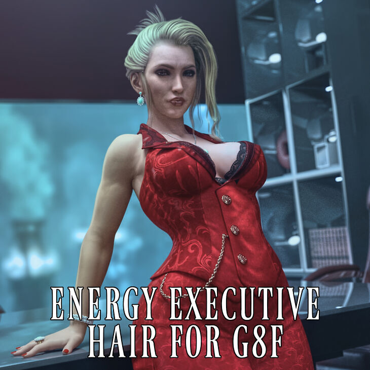 Energy Executive Hair for G8F_DAZ3DDL