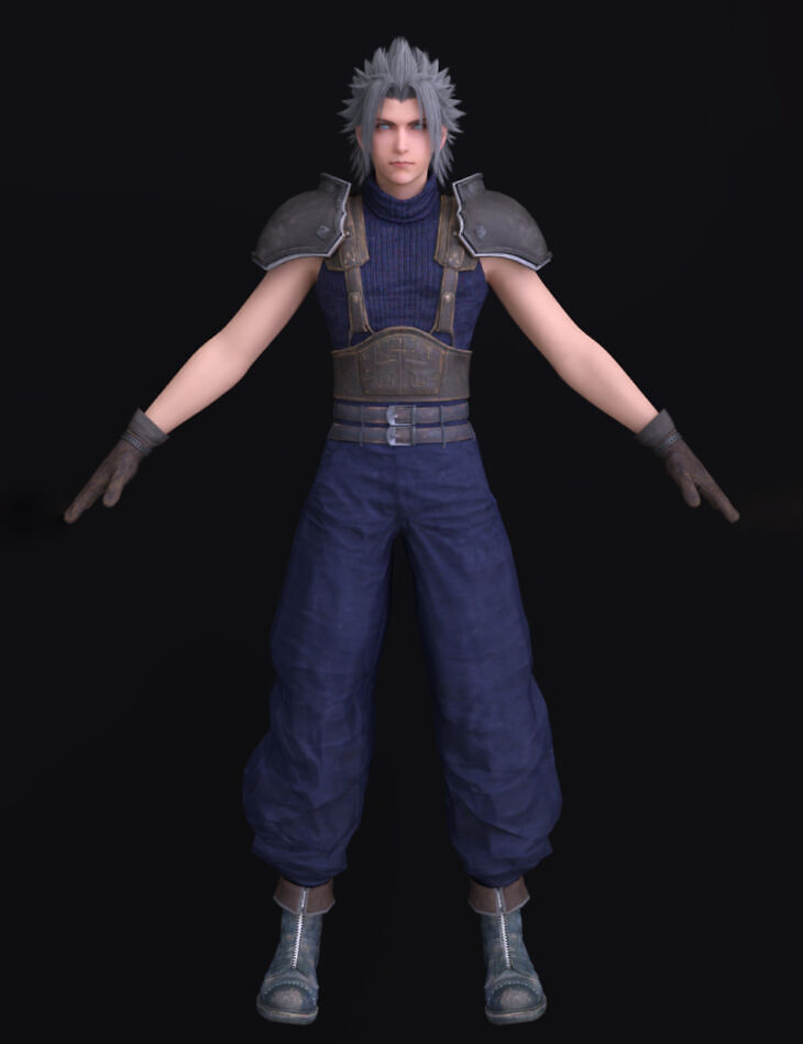 FF7 CCR Young Zack For G8M G8.1M_DAZ3D下载站