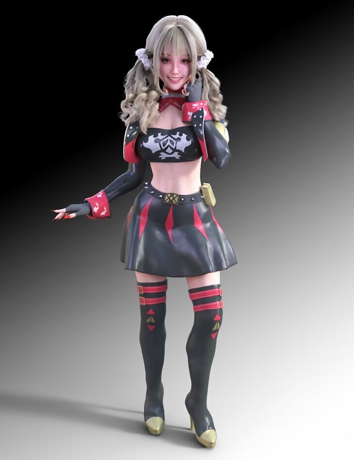 FG CuteZ Outfit for Genesis 9_DAZ3D下载站