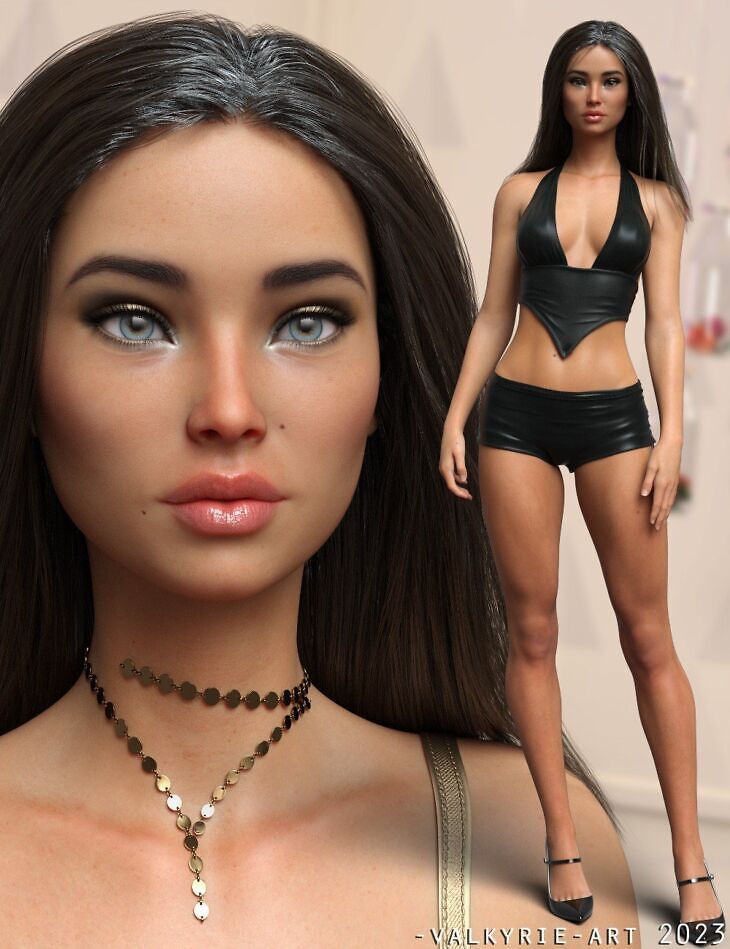 InStyle Girls – Head and Body Morphs for G8F and G8.1F Vol 4_DAZ3D下载站