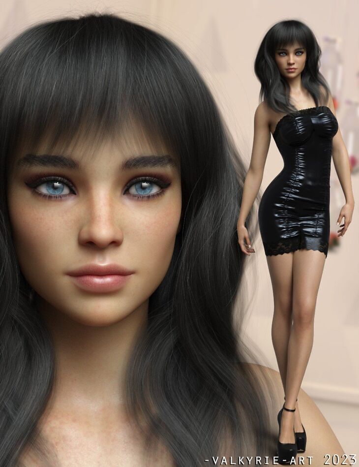 InStyle Girls – Head and Body Morphs for G8F and G8.1F Vol 5_DAZ3D下载站