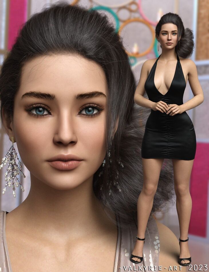 InStyle Girls – Head and Body Morphs for G8F and G8.1F Vol 7_DAZ3D下载站