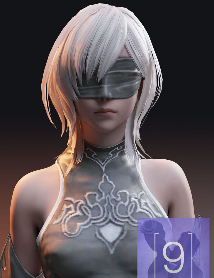 Nier Automata 10H for G9_DAZ3D下载站