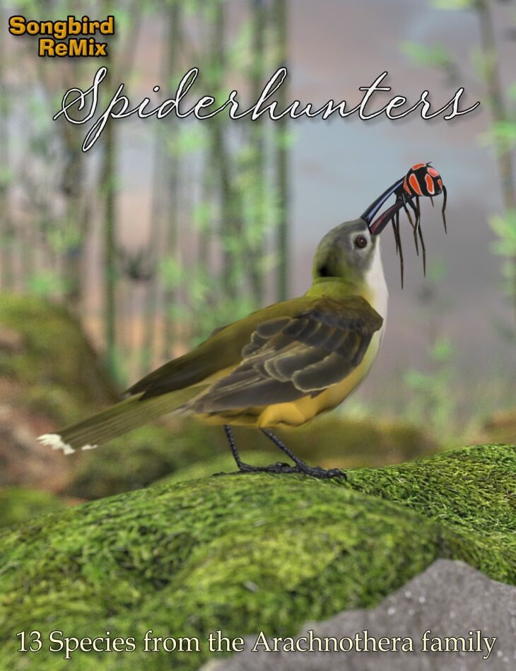 Songbird ReMix Spiderhunters of the World_DAZ3D下载站