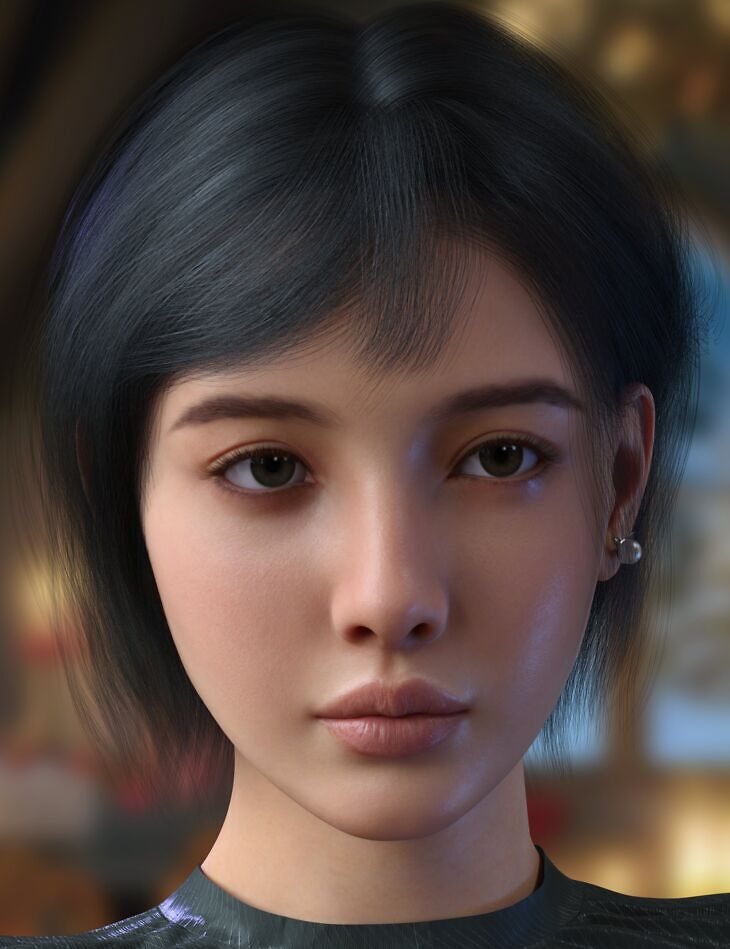 Vo Haru Hair_DAZ3DDL