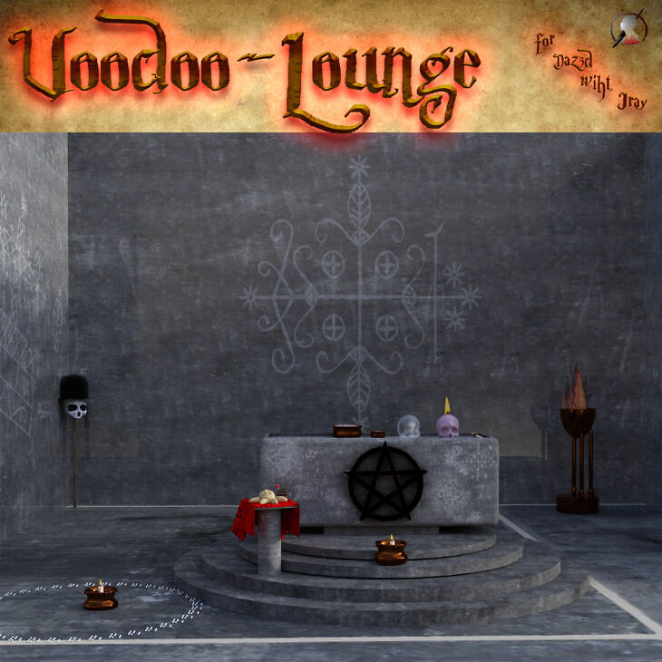 Voodoo Lounge scene for DAZ Studio Iray_DAZ3DDL