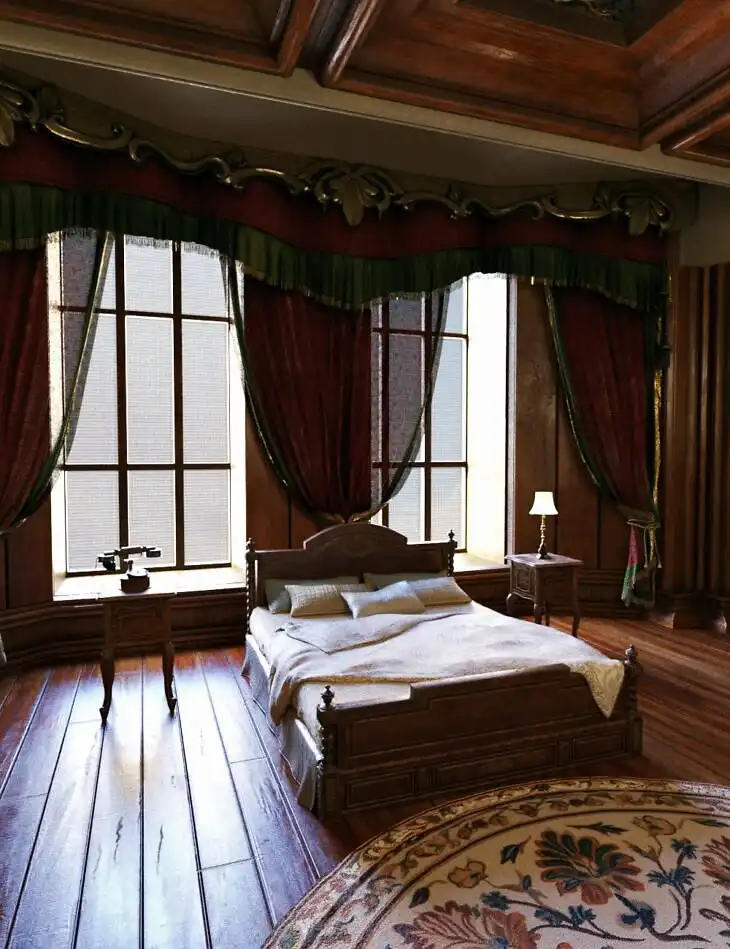 XI Old British Mansion Bedroom_DAZ3DDL
