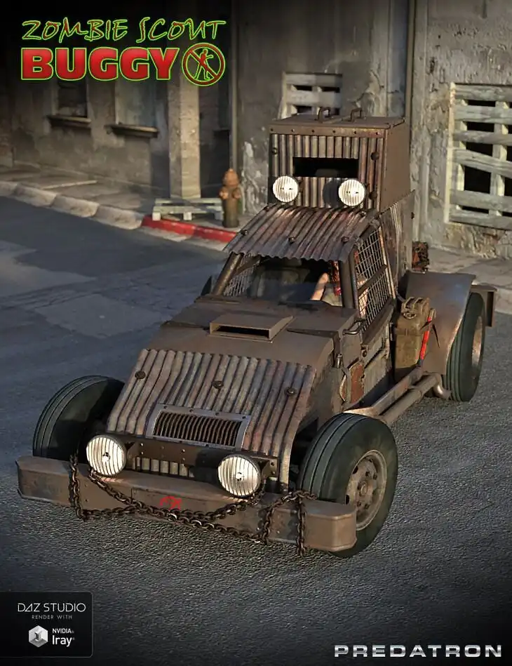 Zombie Scout Buggy_DAZ3DDL