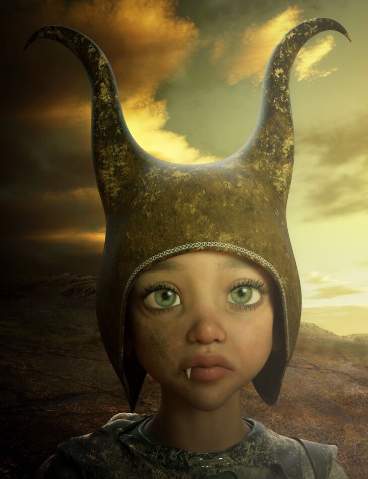 dForce Maleficent Hat for Genesis 9_DAZ3D下载站