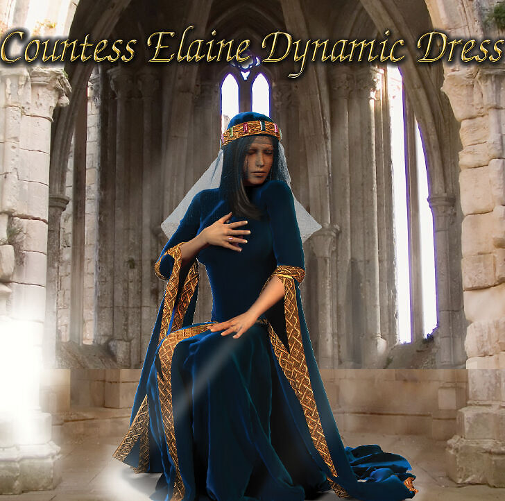 AW Countess Elaine Dynamic Gown V4_DAZ3D下载站