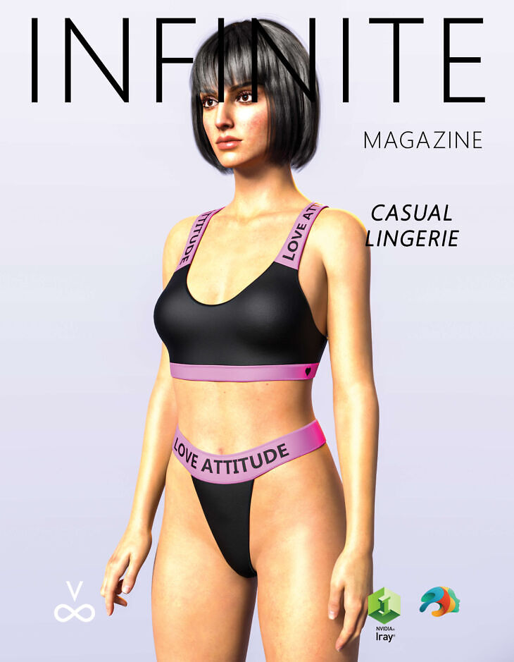 Casual Lingerie D-Force for G8F and G8.1F_DAZ3DDL