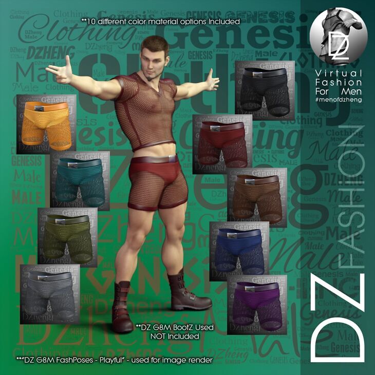 DZ G8M HommeSecretZ Set 5_DAZ3DDL