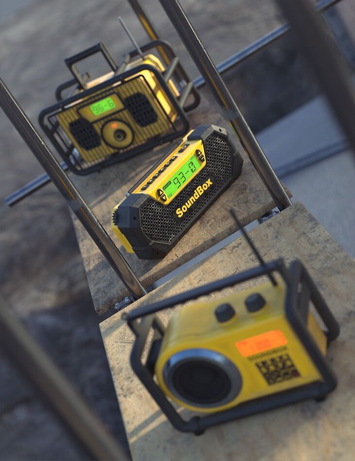 Job Site Radios_DAZ3DDL