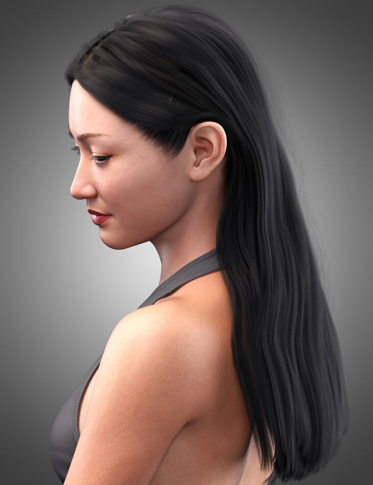 Lady Jane Hair for Genesis 9 and 8.1 Female_DAZ3DDL