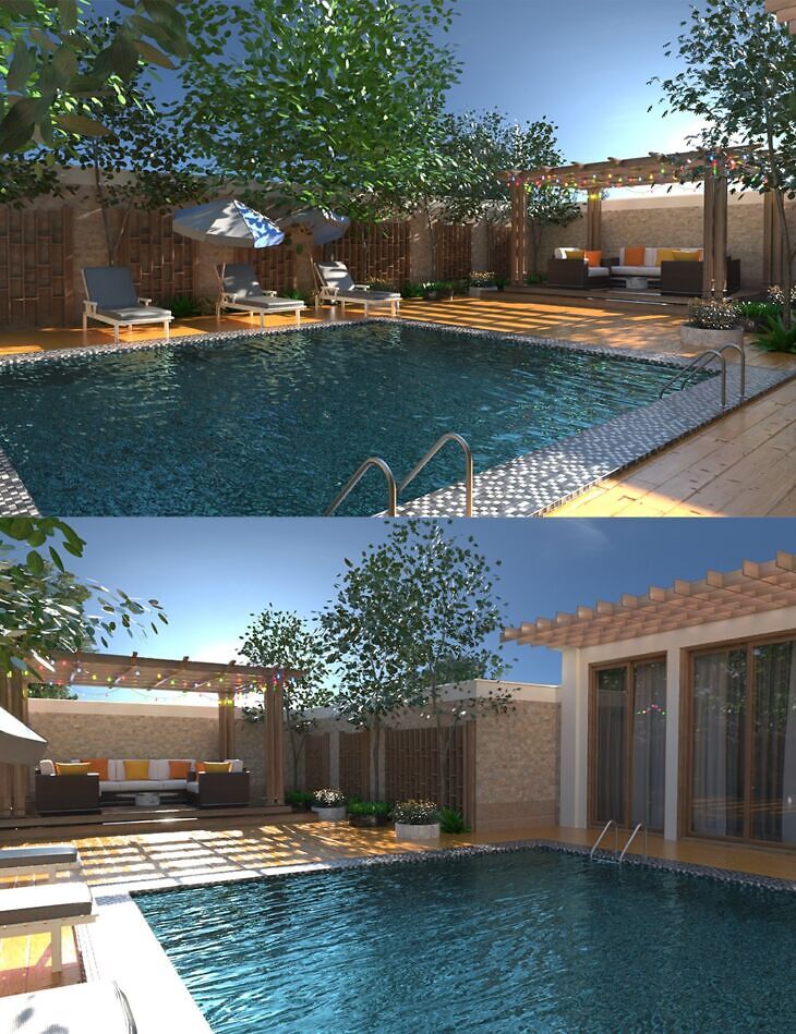 Luxury Poolside Retreat_DAZ3DDL