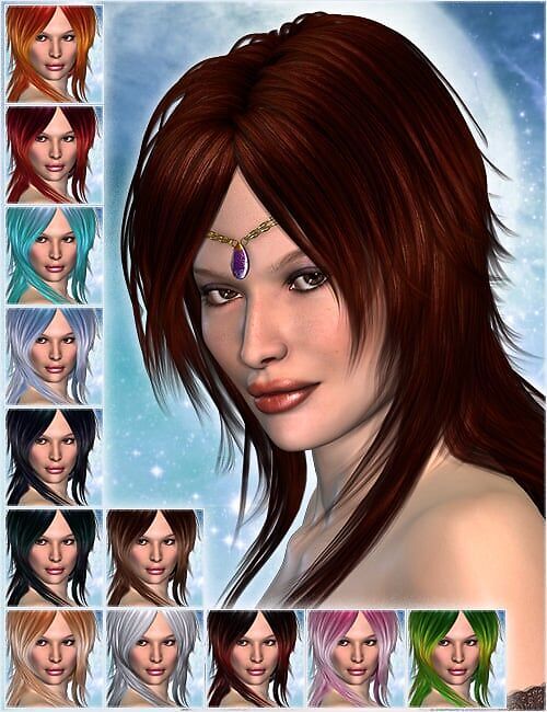 Moonbeam Hair V4/A4/G4/S4_DAZ3DDL