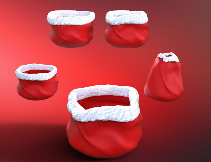 Santa’s Bondage Bag for DAZ Studio_DAZ3D下载站