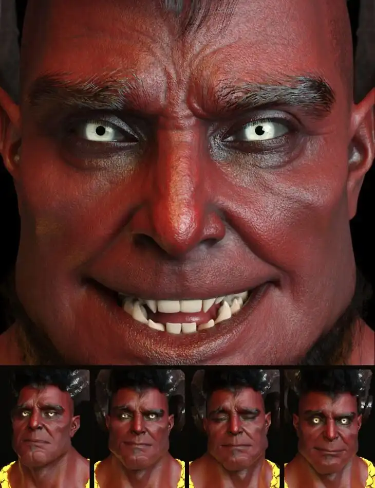 The Expression Collection for Astaroth 9_DAZ3DDL
