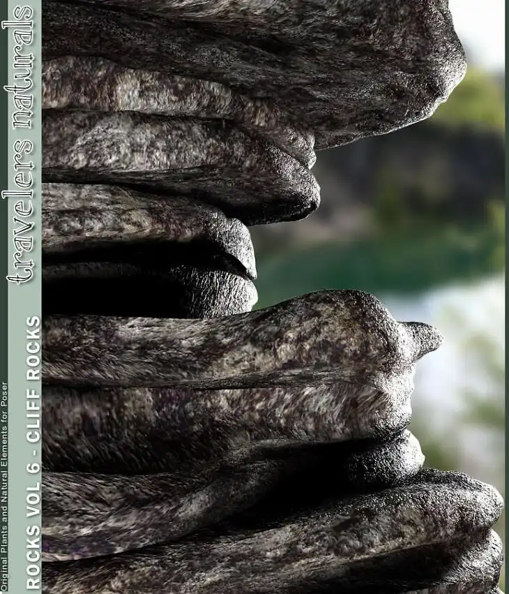 Traveler’s Naturals – Rocks Vol 6 – Cliff Rocks_DAZ3DDL