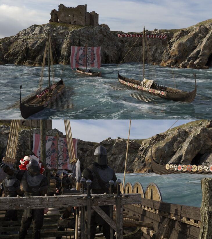 Viking Conquest for DAZ_DAZ3DDL