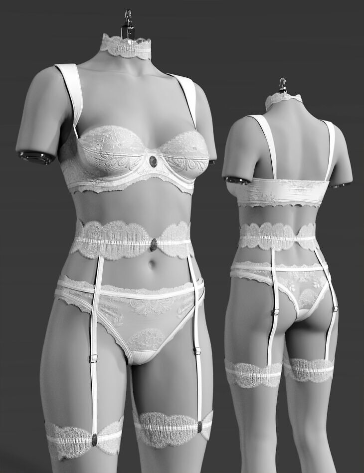 X-Fashion Obsession Lingerie for Genesis 9_DAZ3DDL