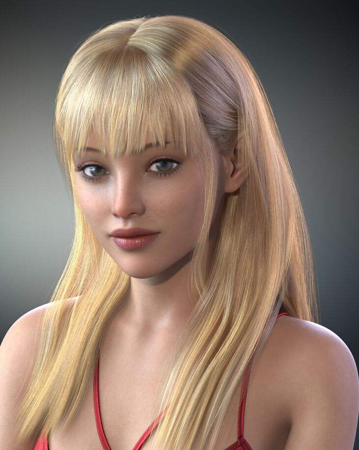 ALO Areti Hair for Genesis 9, 8 and 8.1 Females_DAZ3D下载站