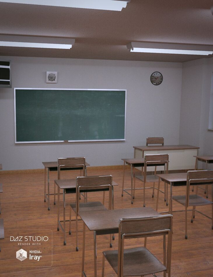 Classroom_DAZ3D下载站