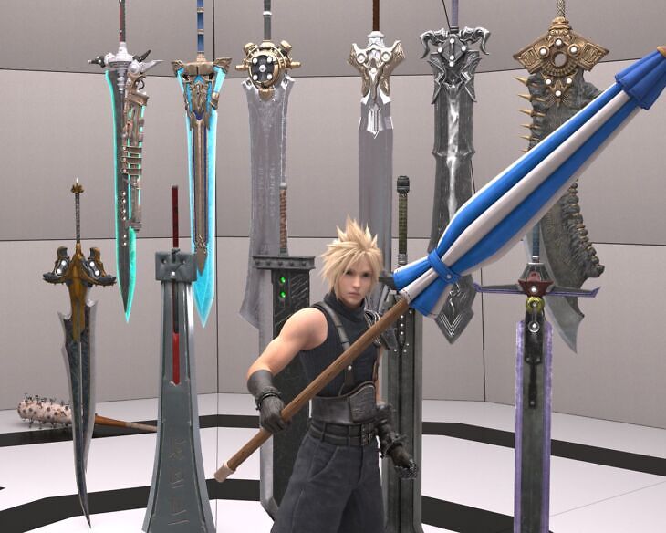 Cloud Swords For Daz_DAZ3DDL