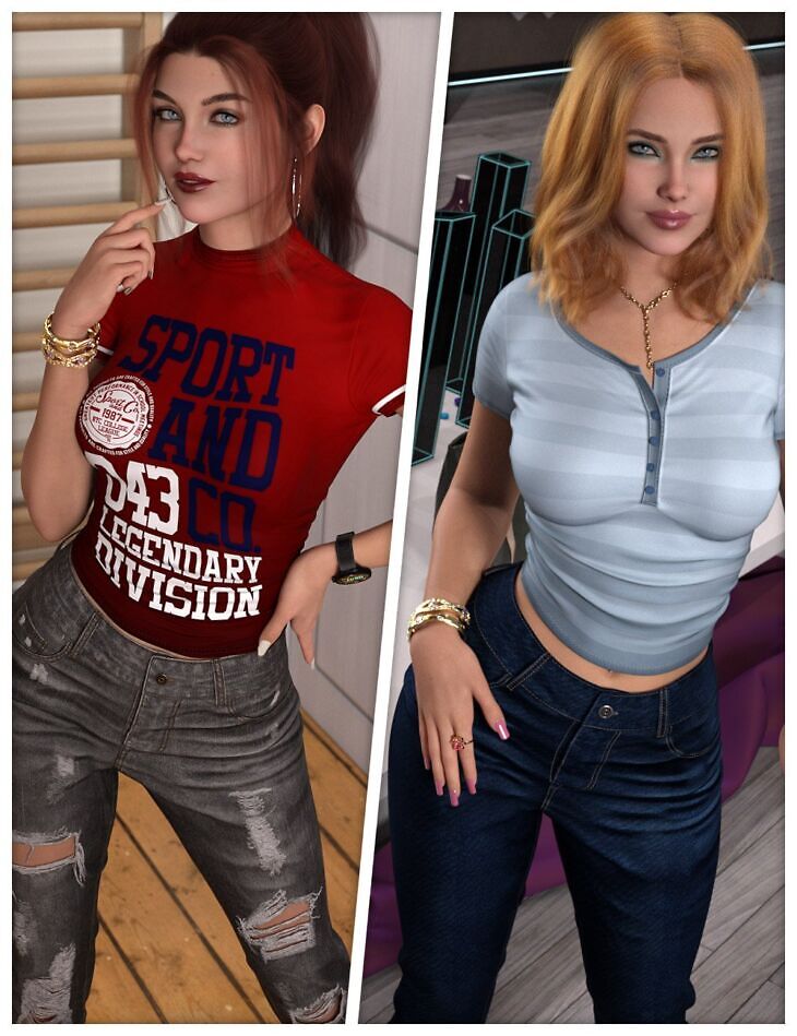 Expand Textures for dForce SU Long Ripped Jeans_DAZ3D下载站