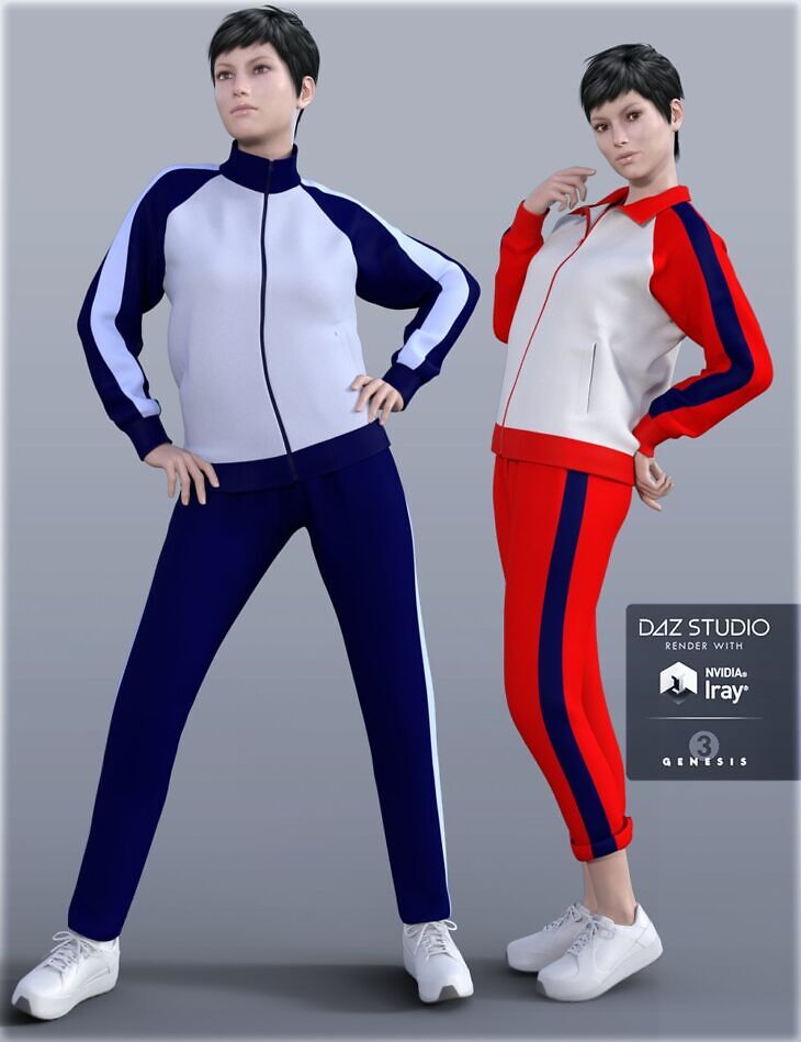 H&C School Sportswear B for Genesis 3 Female(s)_DAZ3DDL