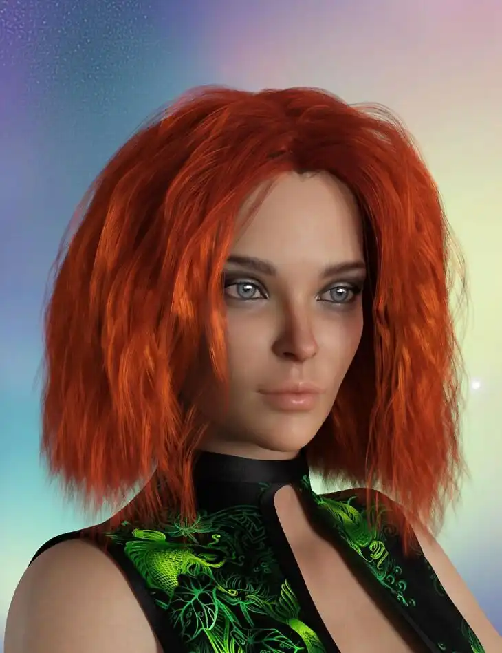 Harper Hair For Genesis 9 and 8_DAZ3DDL