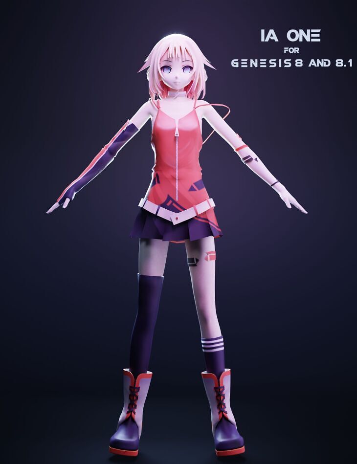 IA One For Genesis 8 and 8.1 Female_DAZ3D下载站