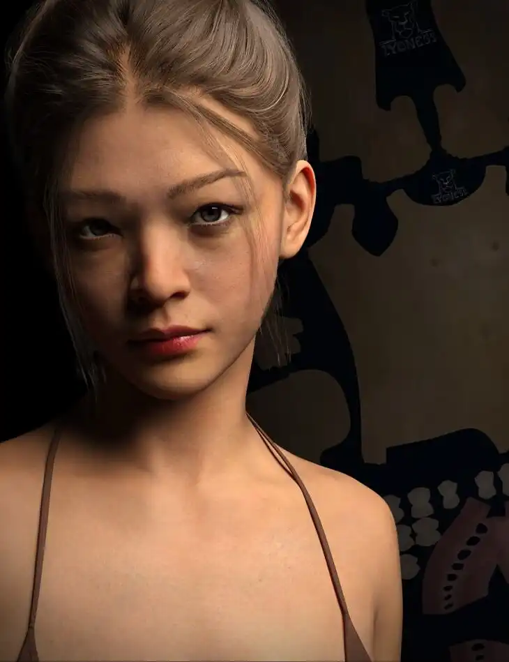 Kimiyo Asian Skin Merchant Resource for Genesis 9_DAZ3D下载站