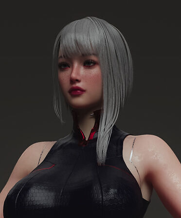 Lucia (Cyberpunk Edgerunners) for G8.1F_DAZ3D下载站