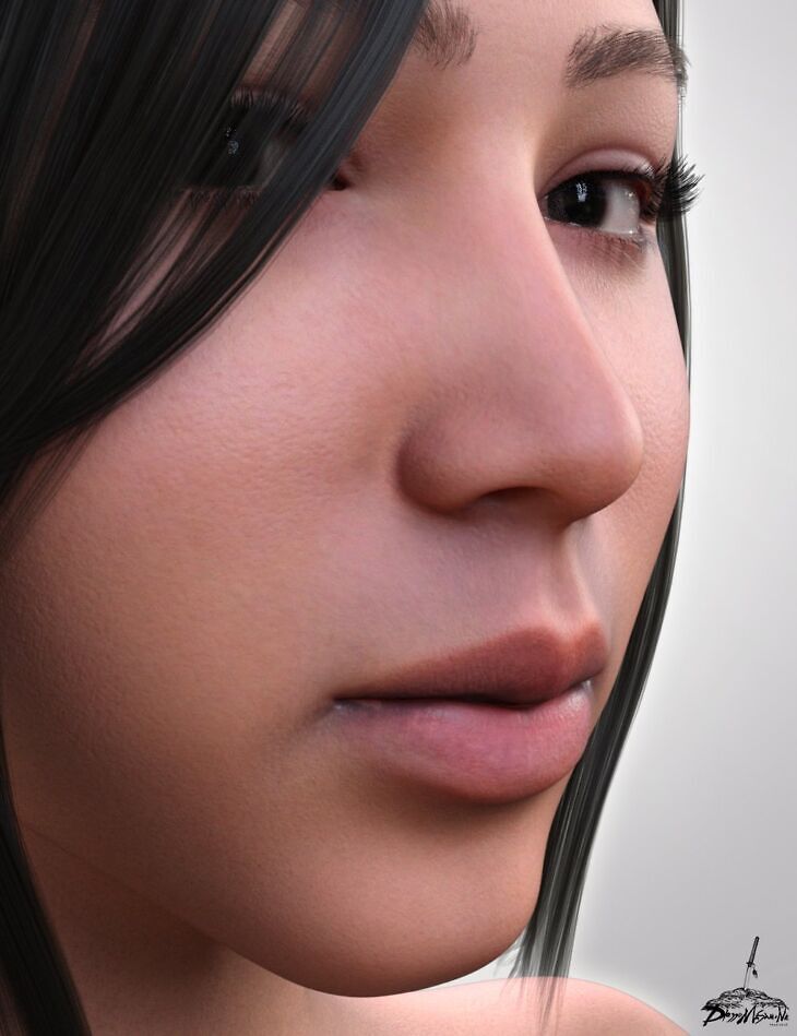 Lip and Chin Morphs for Genesis 9_DAZ3DDL