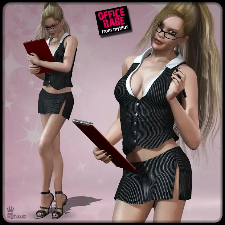 Office Babe V4_DAZ3D下载站