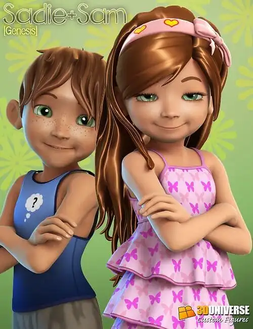 Sadie and Sam for Genesis_DAZ3DDL