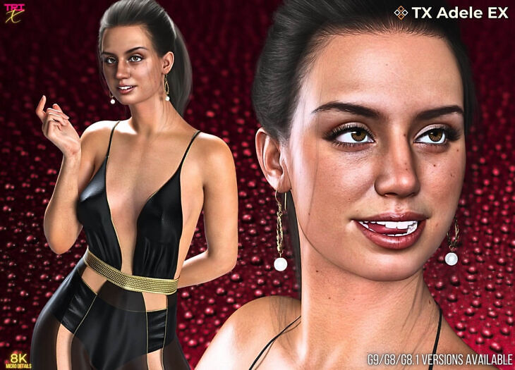 TX Adele EX Premium Pack for G9 G8 G8.1_DAZ3D下载站