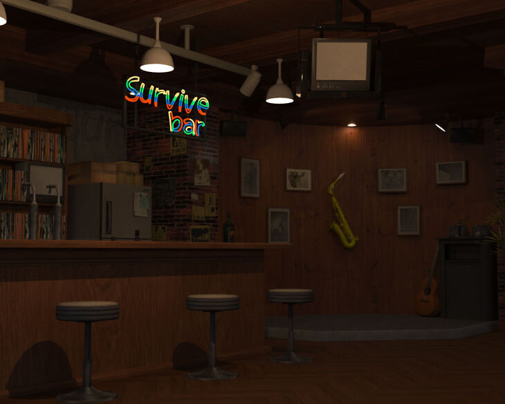 The Survive Bar for Daz_DAZ3D下载站