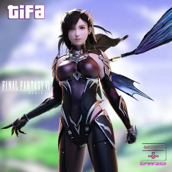 Tifa Lockhart – Bahamut Suit for G8F_DAZ3DDL
