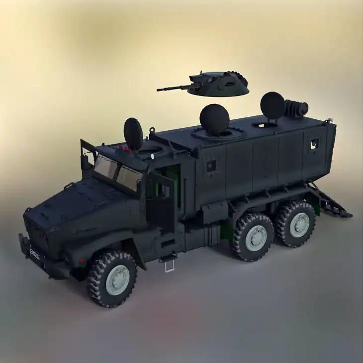Ural Armored Vehicle for DAZ3D_DAZ3DDL