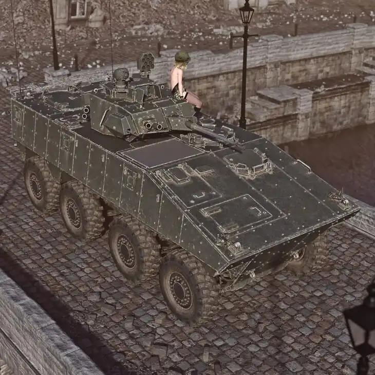 VBCI IFV Armored Vehicle for DAZ3D_DAZ3DDL