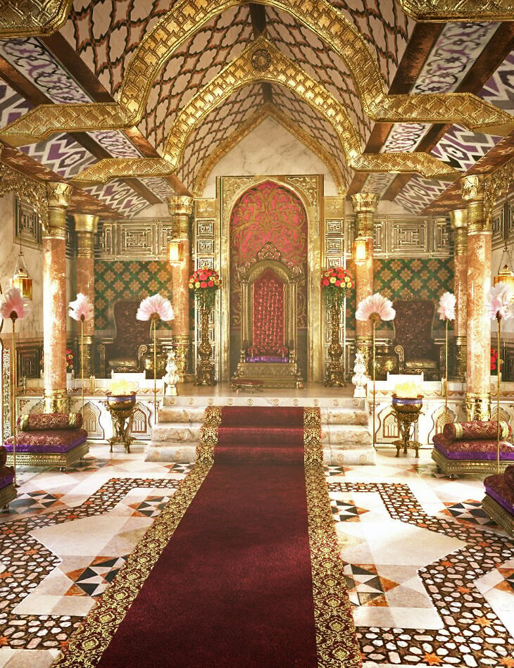 XI Arabian Throne Room_DAZ3DDL