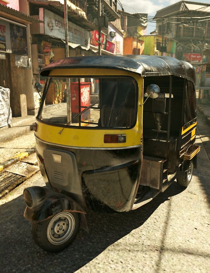 XI Auto Rickshaw_DAZ3DDL