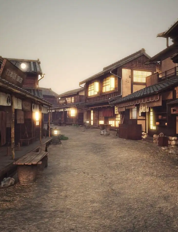 XI Japanese Town_DAZ3DDL