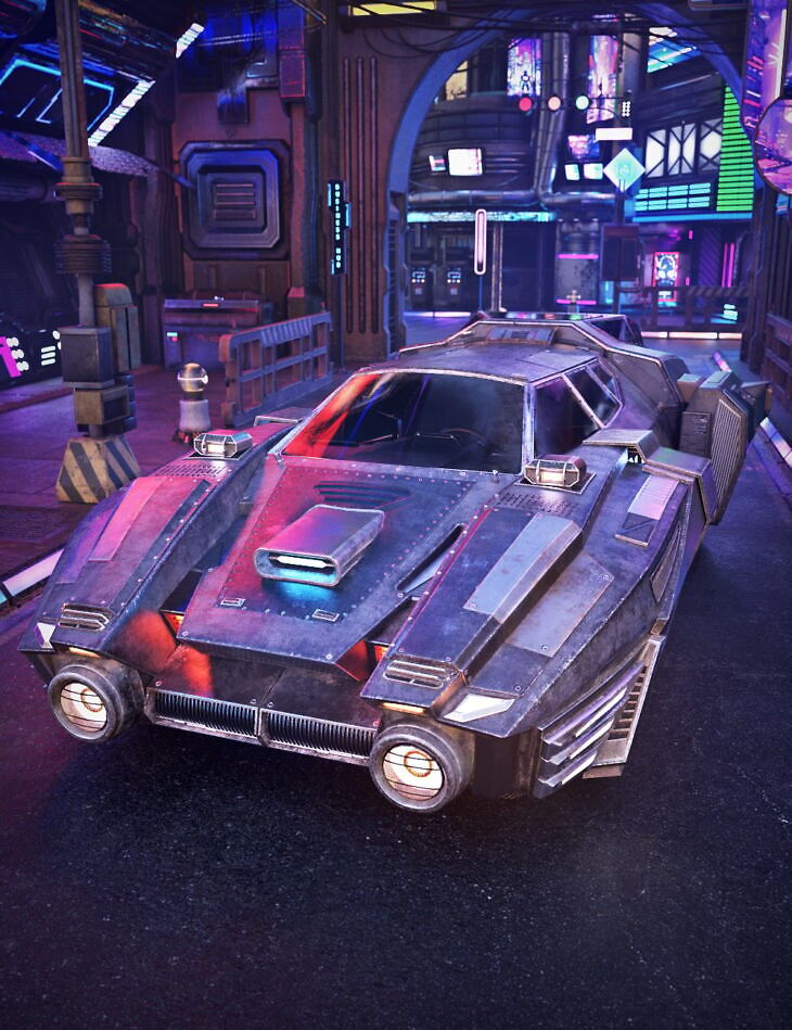 XI Neo Noir Car_DAZ3D下载站